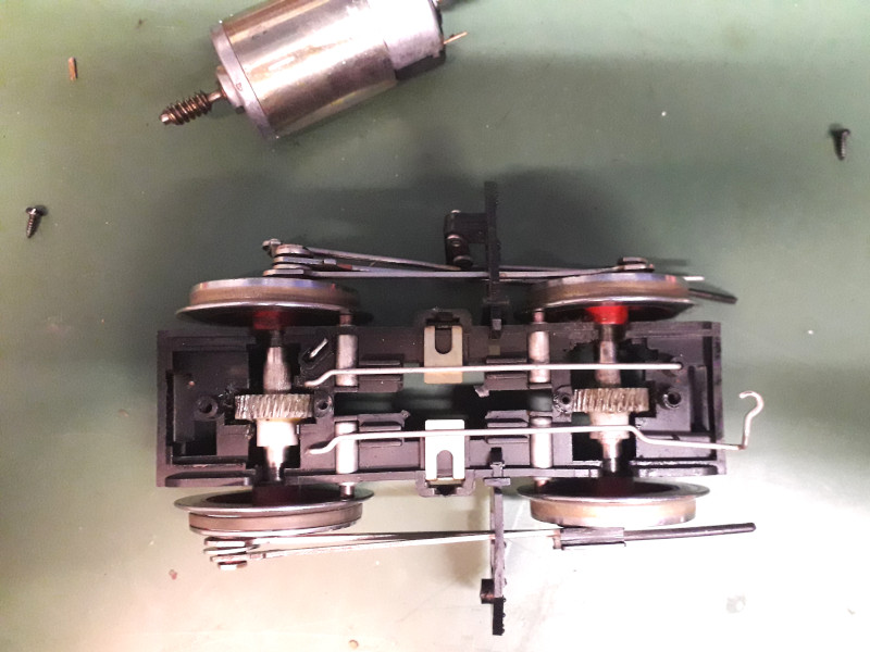 Umbau Stainz 2021 - Motorblock offen