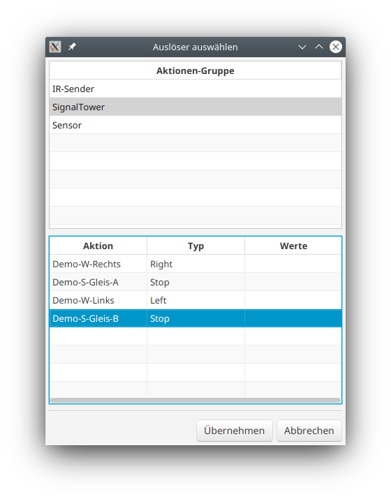 Signal bearbeiten