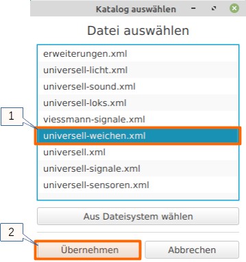 Produktkataloge Auswahl