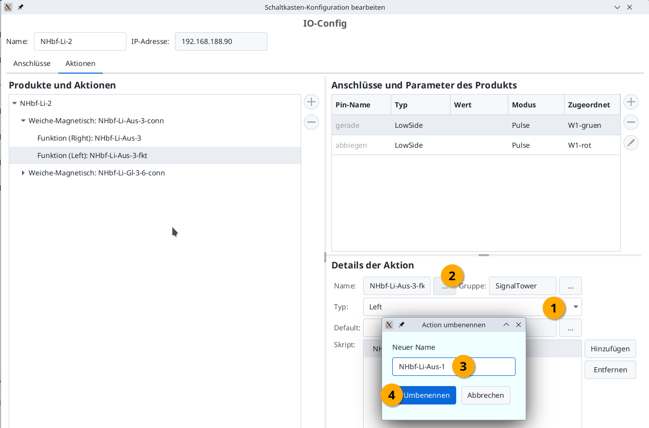 Funktions-Typ und -Name