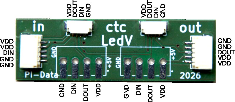 LED Verteiler mit Pinbelegung