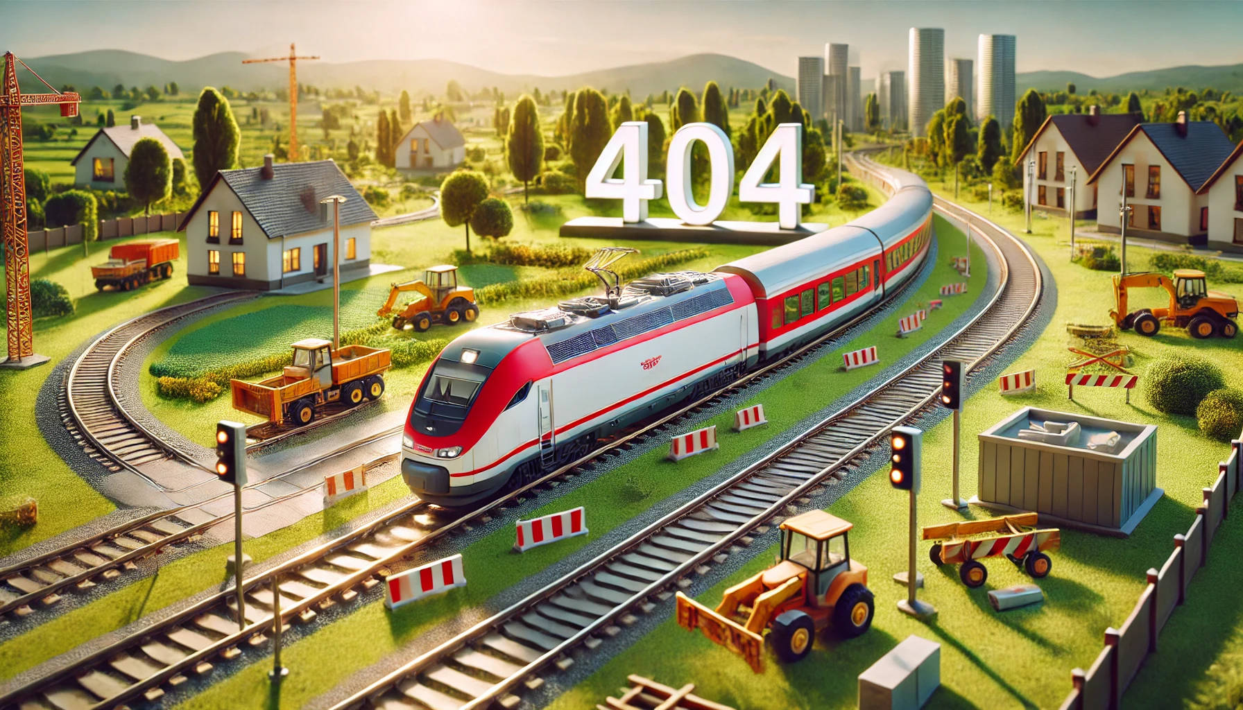 Image of a train with the number 404