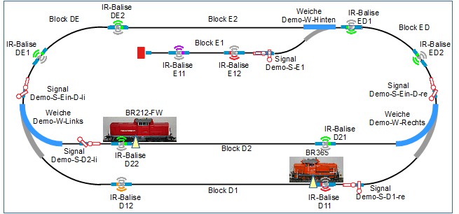 Track plan for starter kit model railway layout extended 1