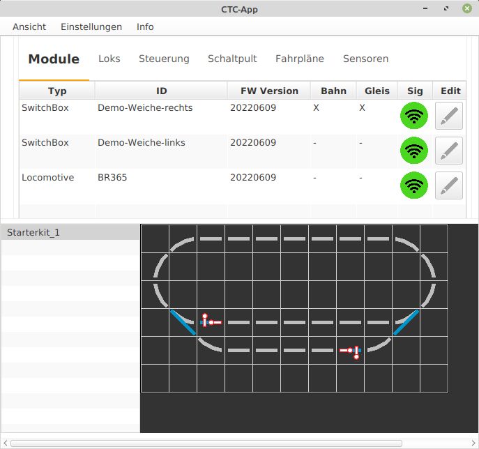 Start Screen Locos Track Plan