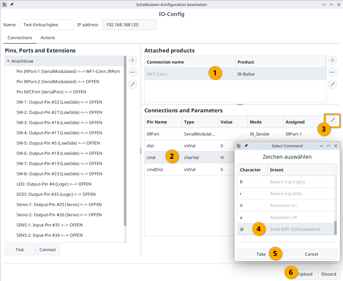 Configure beacon