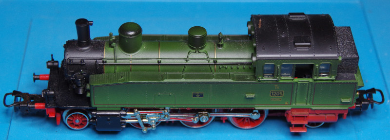 Locomotive finished, open