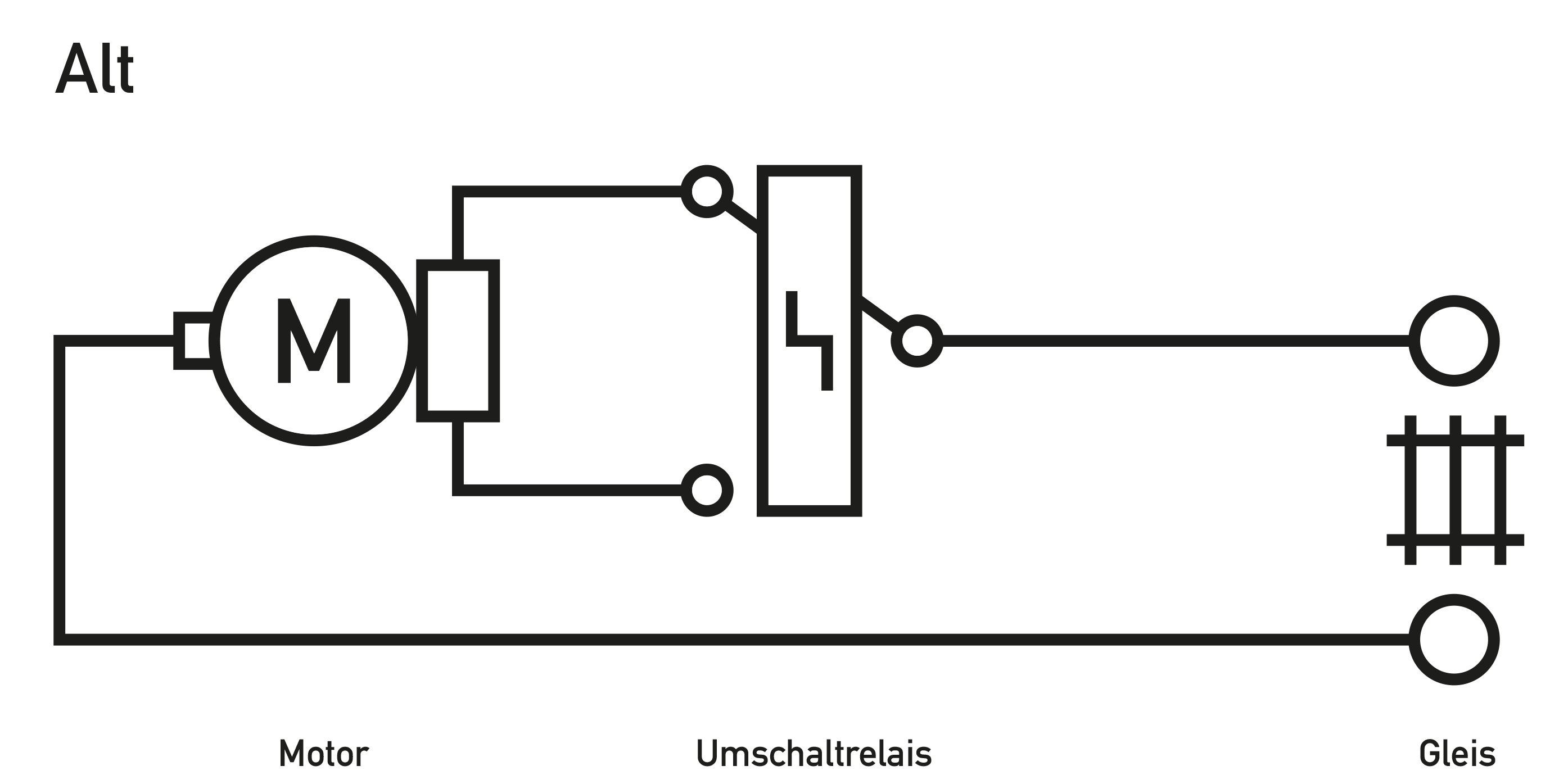 Plan de câblage avant modification du moteur