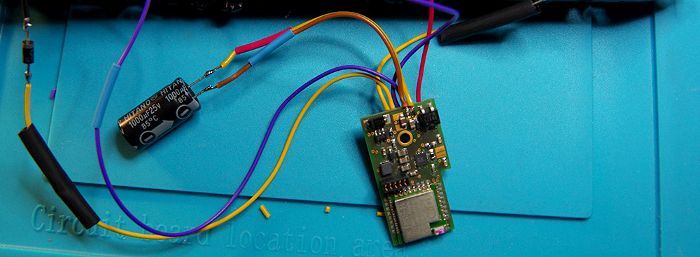 Modification E103 - Condensateur de soutien connecté