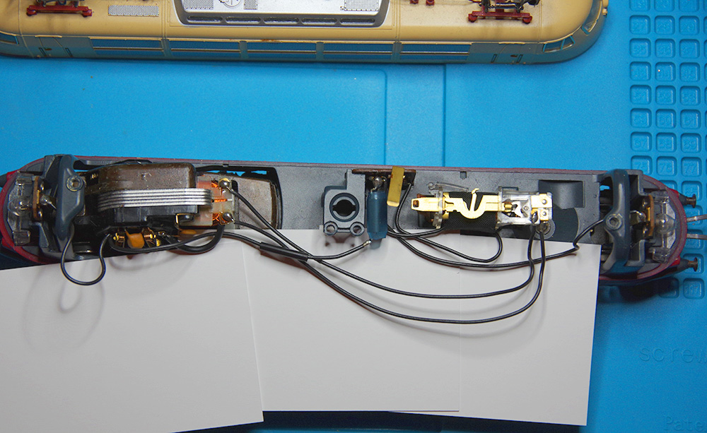 Transformation E103 - Câblage avant modification