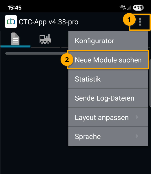 Android Menü