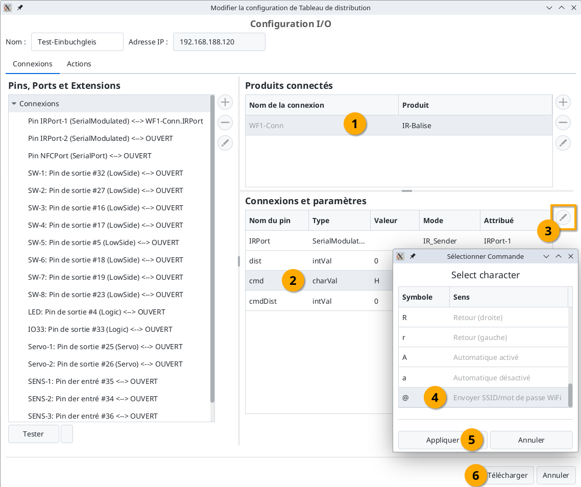 Configurer la balise